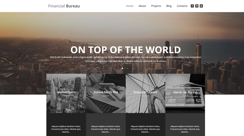 Financial Bureau - Finance Multipurpose Modern Elementor WordPress Theme