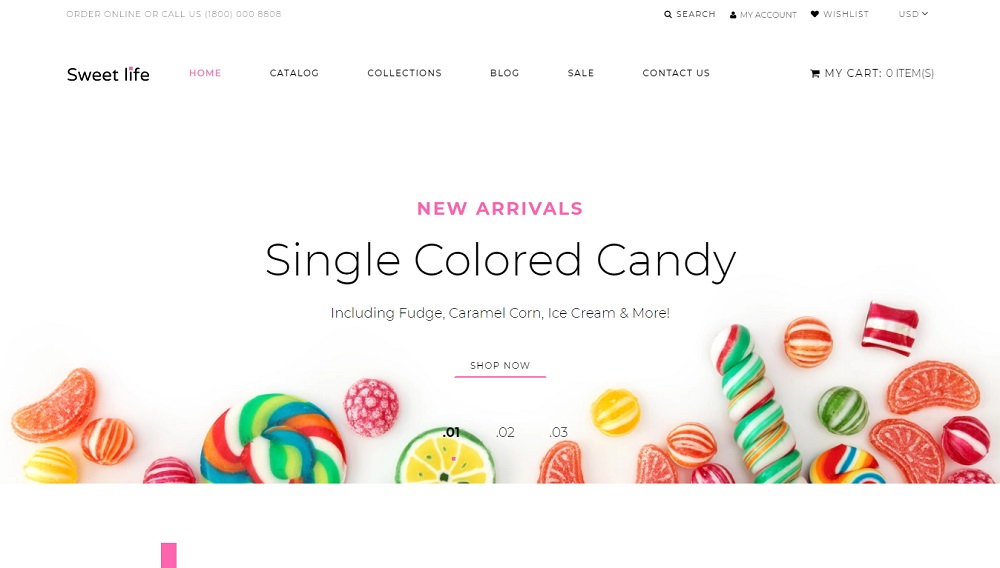 Sweet Life - Sweet Store Multipage Clean Shopify Theme