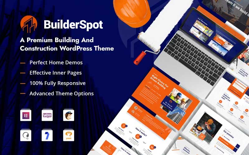 Responsive and Mobile-friendly BuilderSpot Theme 