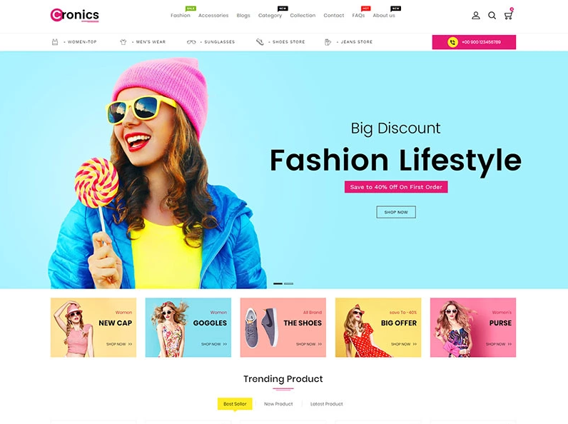 Cronics — Fashion Responsive Shopify Theme