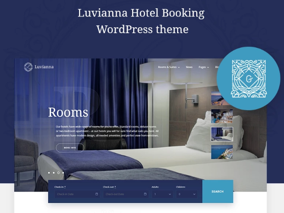 Luvianna Hotel WordPress Theme