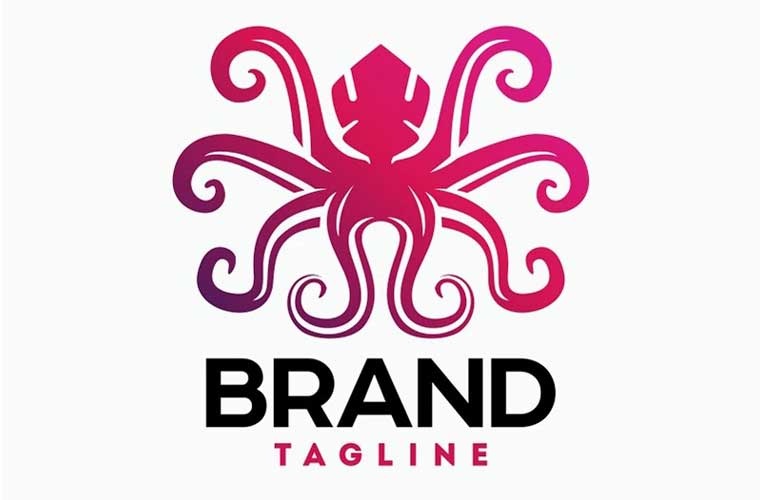 Octopus Logo Template.