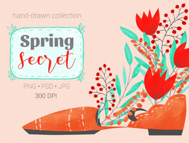 Spring Secret Collection Illustration