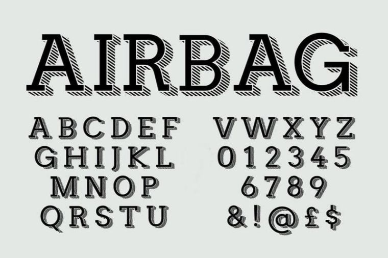 Airbag Typeface 