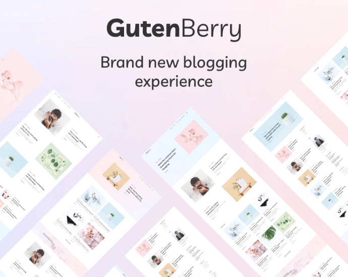 Gutenberry - Clean Blog WordPress Theme for Gutenberg Editor