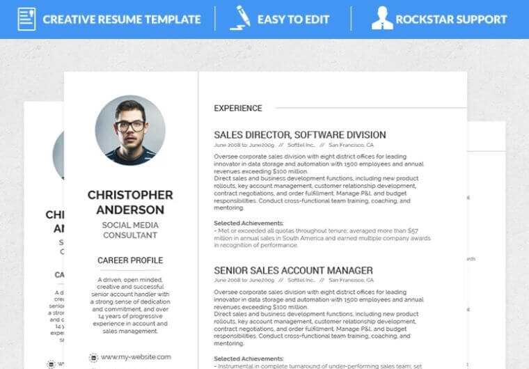 Synnove Resume Template