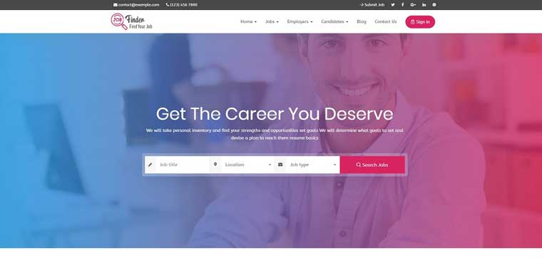 Jobfinder - Job Board WordPress Theme