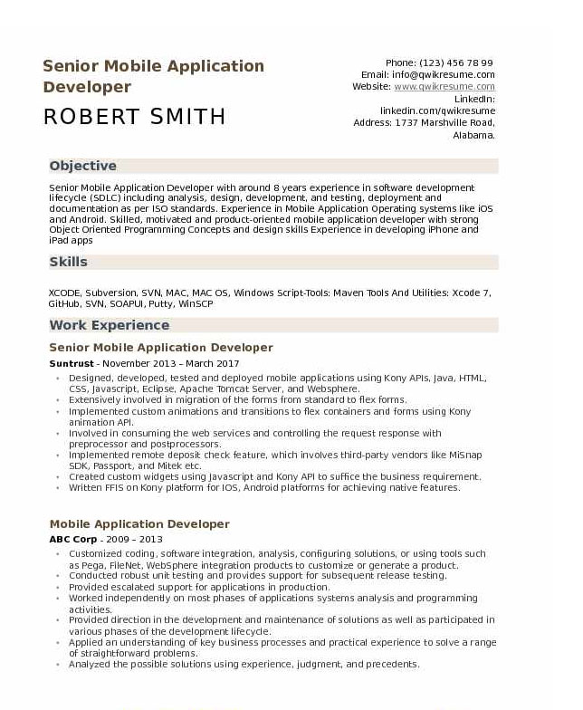Android Developer Resume Tips And Templates