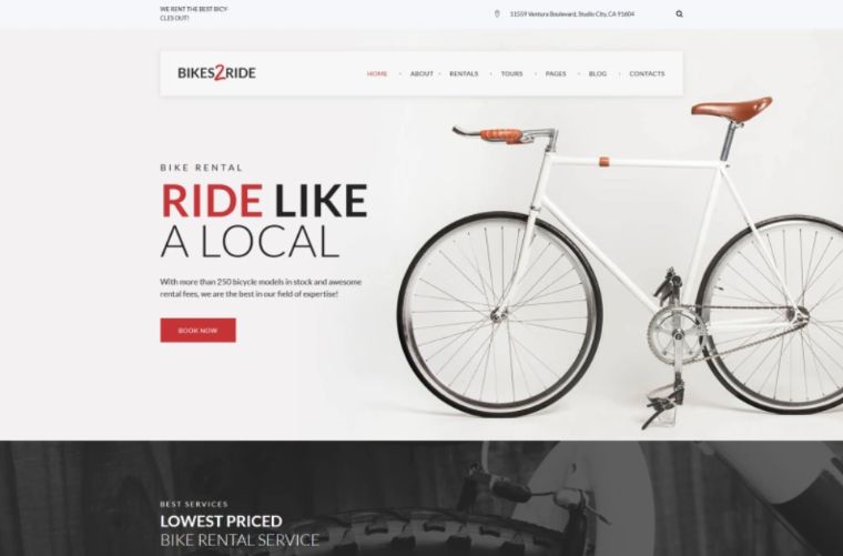Bikes2Ride – Cycling WordPress Theme