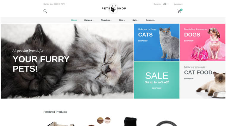 Cat Store Shopify Theme