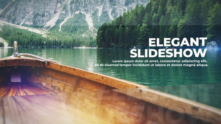 Elegant Cozy After Effects Slideshow Template For Intro 