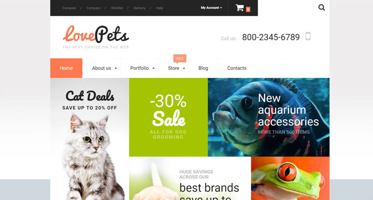 Love Pets WooCommerce Theme