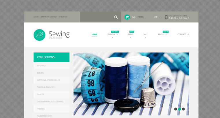 Sewing Supplies Shopify Theme