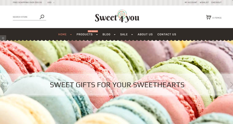 Sweet Shop Responsive Shopify Theme