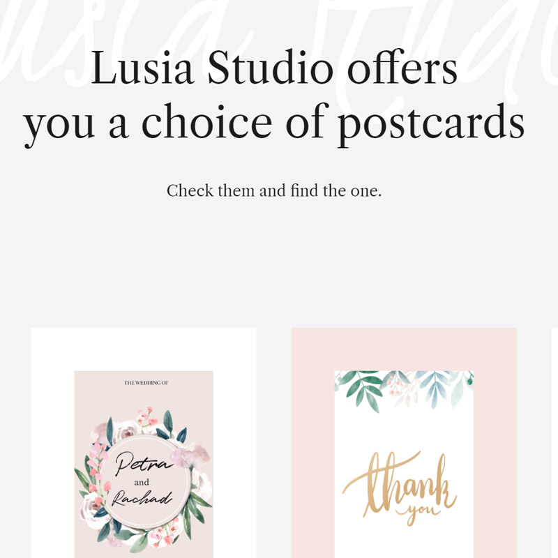 #3 Lusia - Card Design Website WordPress Theme