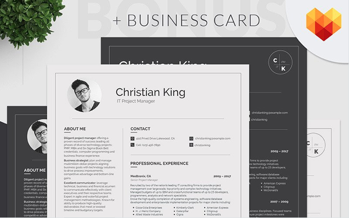 Christian King - business analyst Resume Template