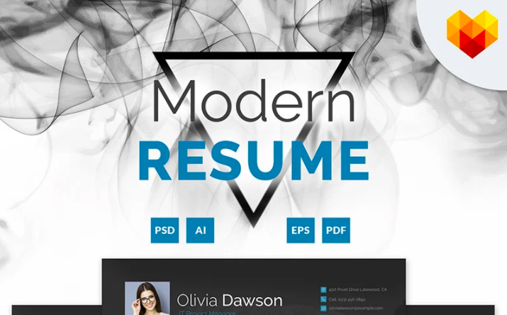 Olivia Dawson - Project Manager Resume Template