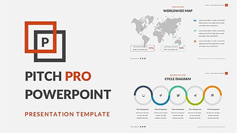 A Free fPowerPoint Template that Provides Original View