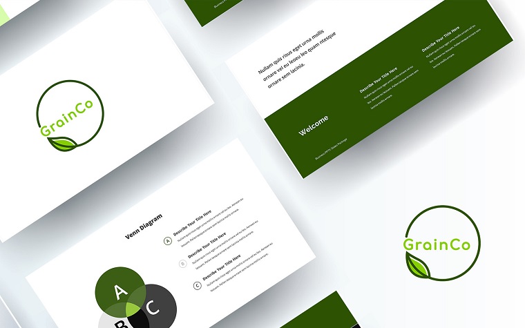 Free Green PPT Template