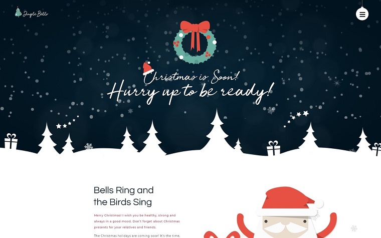 Jingle Bells - Event Making Holiday Party Website WordPress Theme.