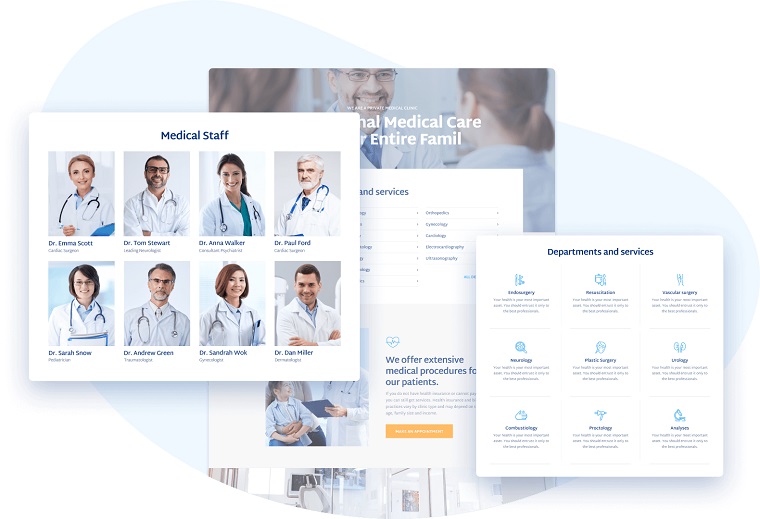Medcenter – Doctor Appointment Website Template for Elementor