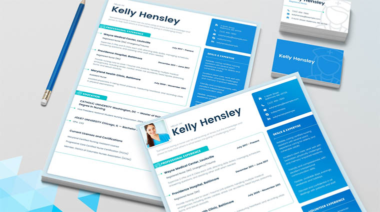 Kelly Hensley - Medical Resume Template for Nurses