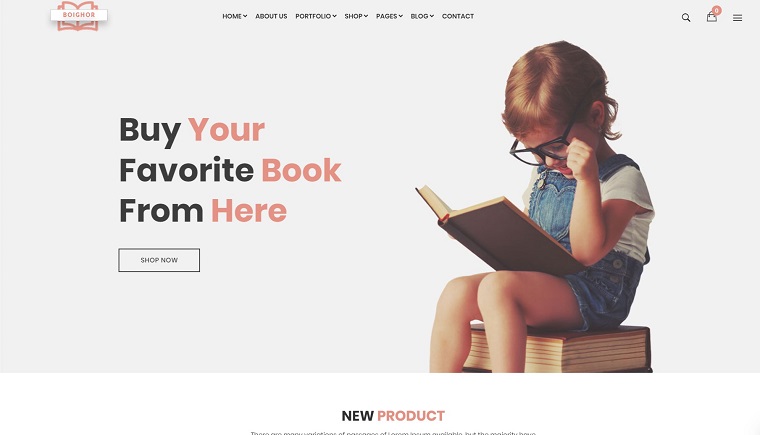 Boighor - Books Library WooCommerce Theme