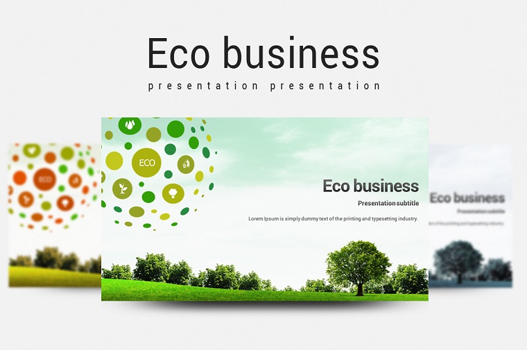 Eco Business PowerPoint Template