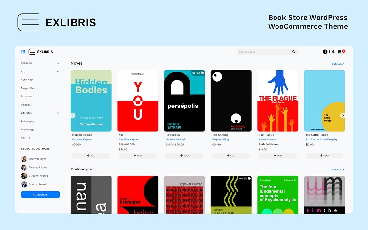 EXLIBRIS - Book Store WooCommerce Theme
