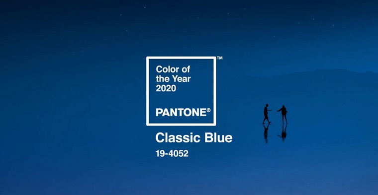 Pantone classic blue.