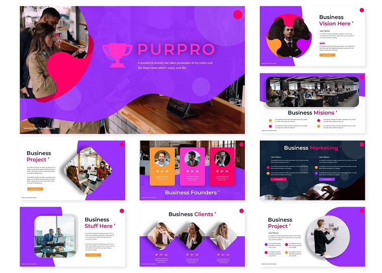 Purpro | PowerPoint Template
