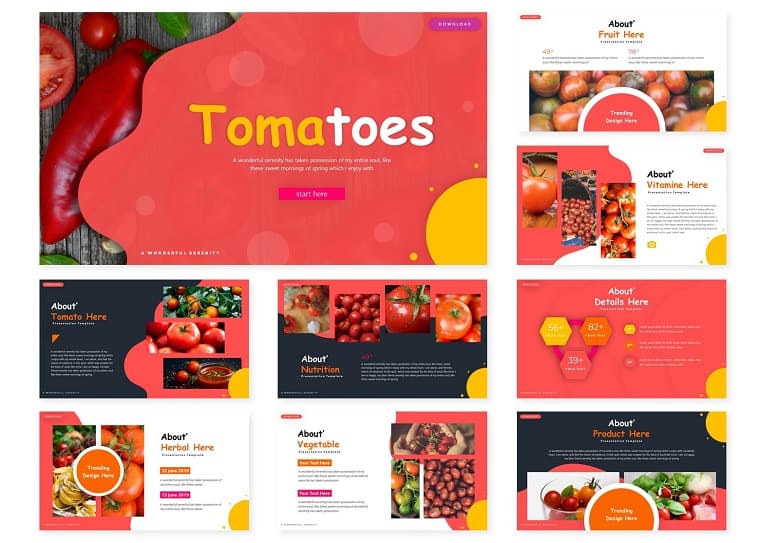 Tomatoes | PowerPoint Template