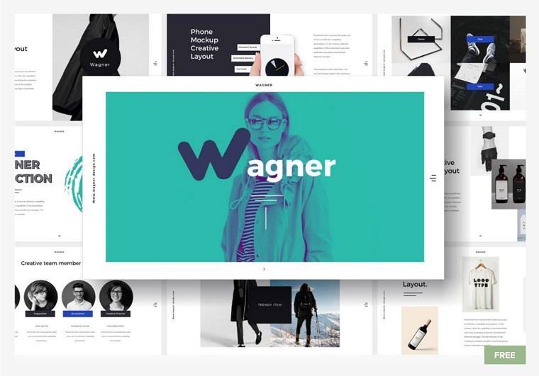 WAGNER - Free Multipurpose PowerPoint Template