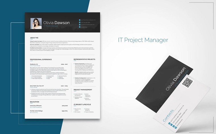 Olivia Dawson - Office Manager Resume Template