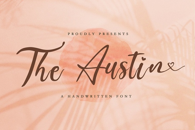 The Austin - Handwritten Cursive Font