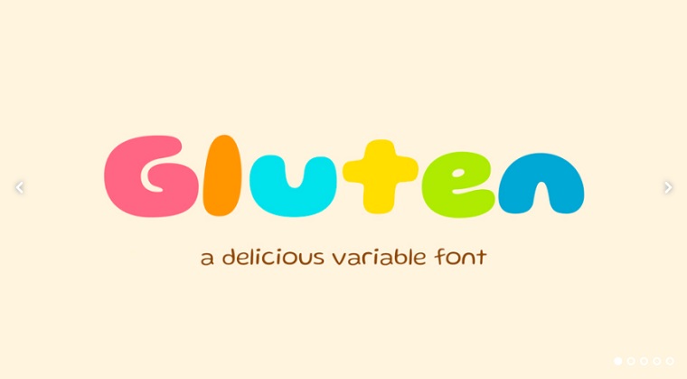 Gluten Typeface