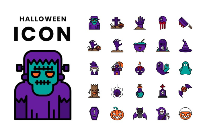 Halloween Iconset Template