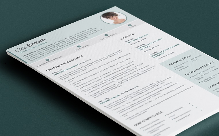 Liza Brown - Office Manager Manager Resume Template