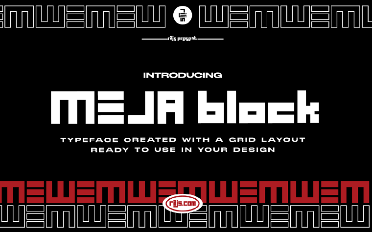 MEJA Block Font