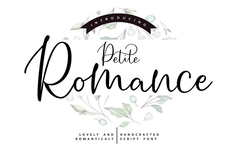 Petite Romance | Handcrafted Script Font