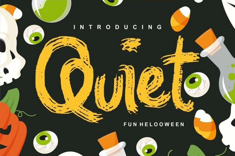 Quiet | Magical Helloween Font