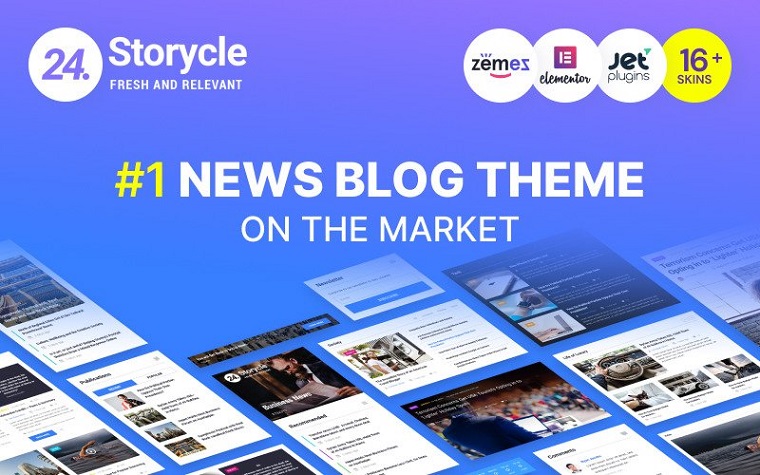 24.Storycle - Multipurpose News Portal Elementor WordPress Theme
