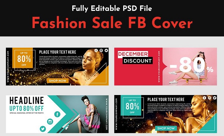 Fashion Store Facebook Cover