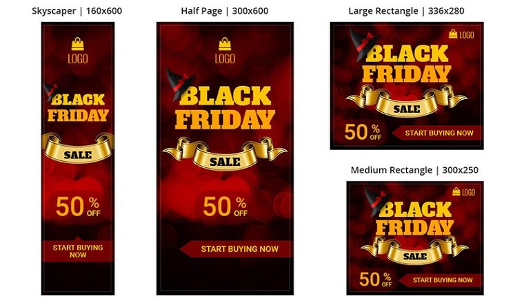 Shopping & E-commerce Black Friday Sale Animated Banner