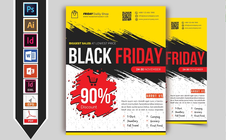 Shopping Sale Flyer Vol-02 Corporate Identity Template
