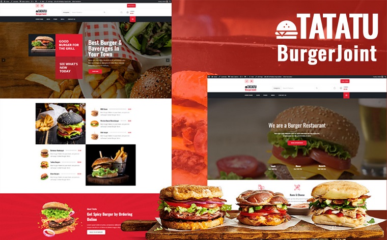 Burger Joint Tatatu WordPress Theme 