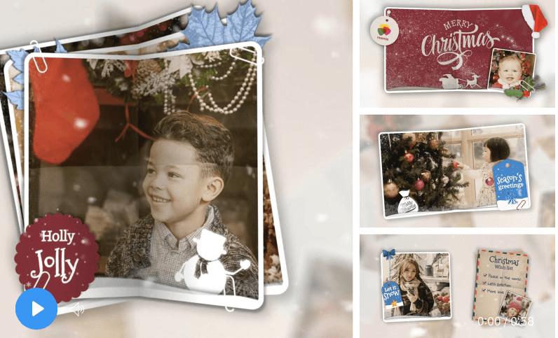 after effects christmas templates