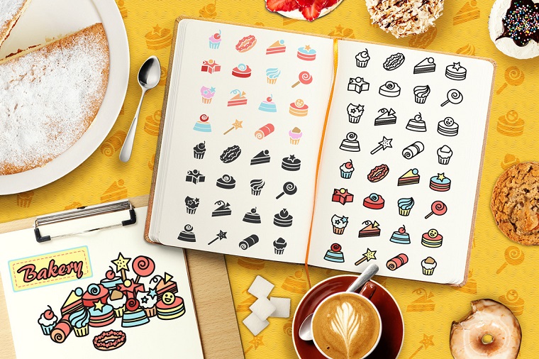 Cakes Elements Vector Pack