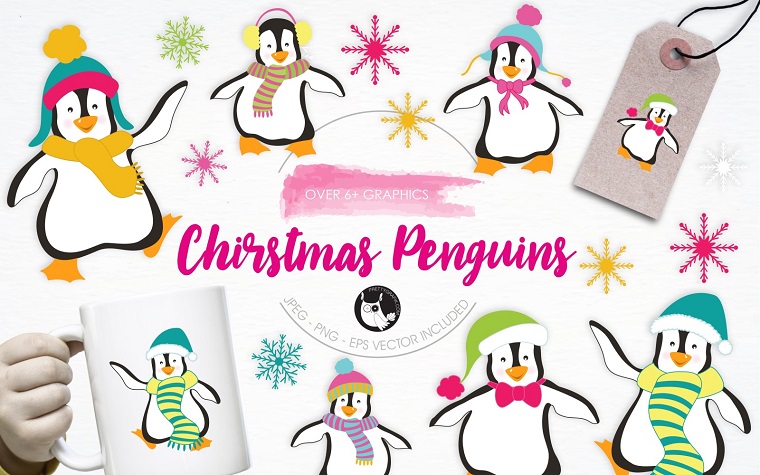 Christmas Penguins Pack