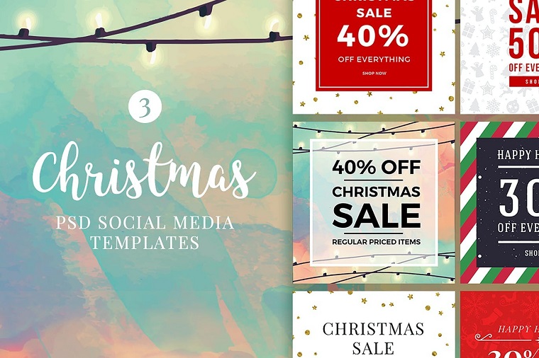 Christmas Posts V3 Social Media